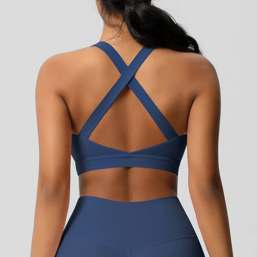 Women Fitness Yoga Bras Sexy Sling Beauty Back Fitness Push Up Sports Women Underwear Running Crop Top Yoga Clothes