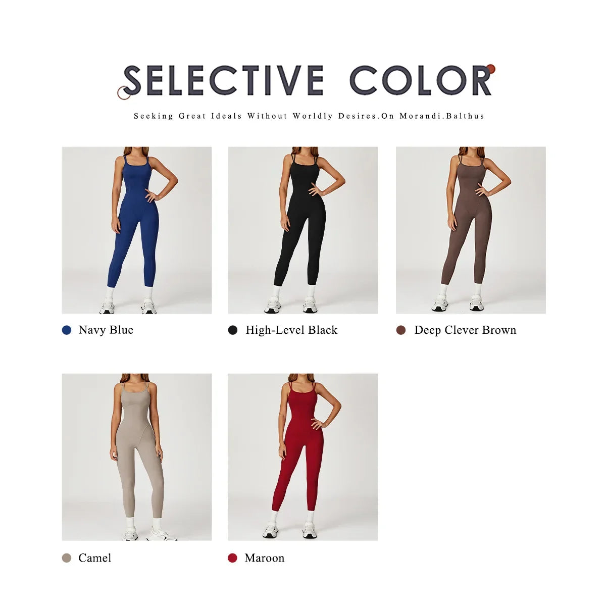 Hearuisavy Female Jumpsuit Long Elegant Sports Bodysuit Woman Gym Clothes Strappy Fitness Overalls Push Up Pilates Yoga Leotard