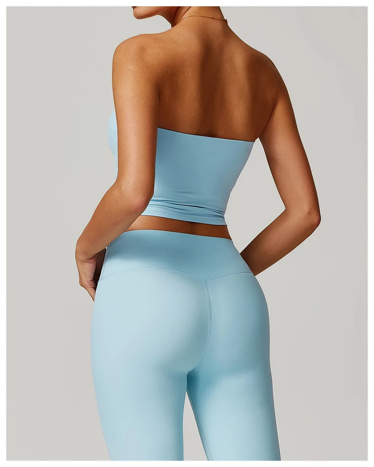 Strapless Yoga Vest for Women Underwear Sexy Beautiful Back Sports Bra for Women's Gym Shock-absorbing Quick Drying Fitness Top