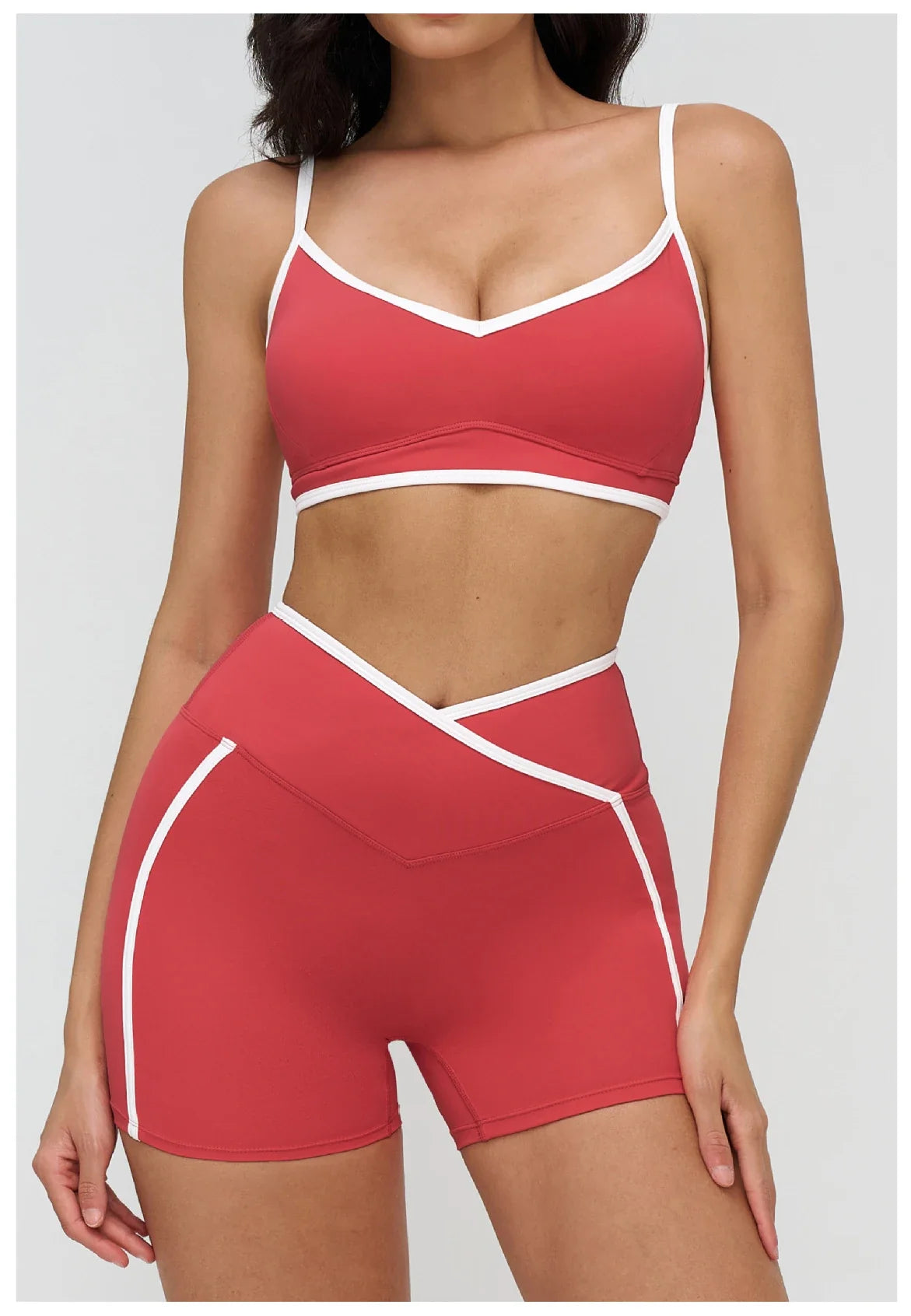 Women Bra Shockproof Gym Top Women Underwear Thin Strap Halter Sports Bras Scrunch Push-up Workout Yoga Tank Tops Women's Clothe