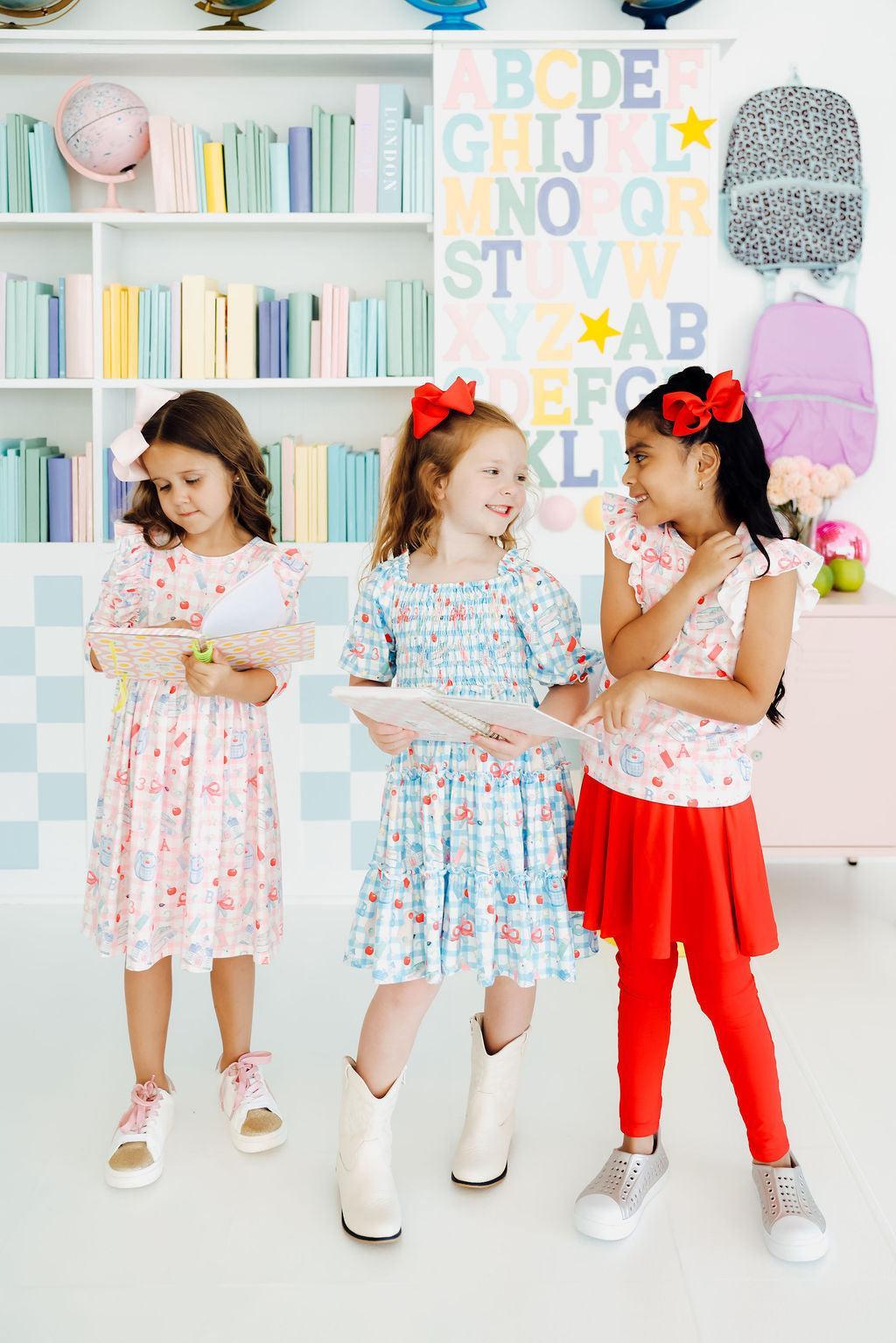 School Days 3/4 Ruffle Twirl Dress