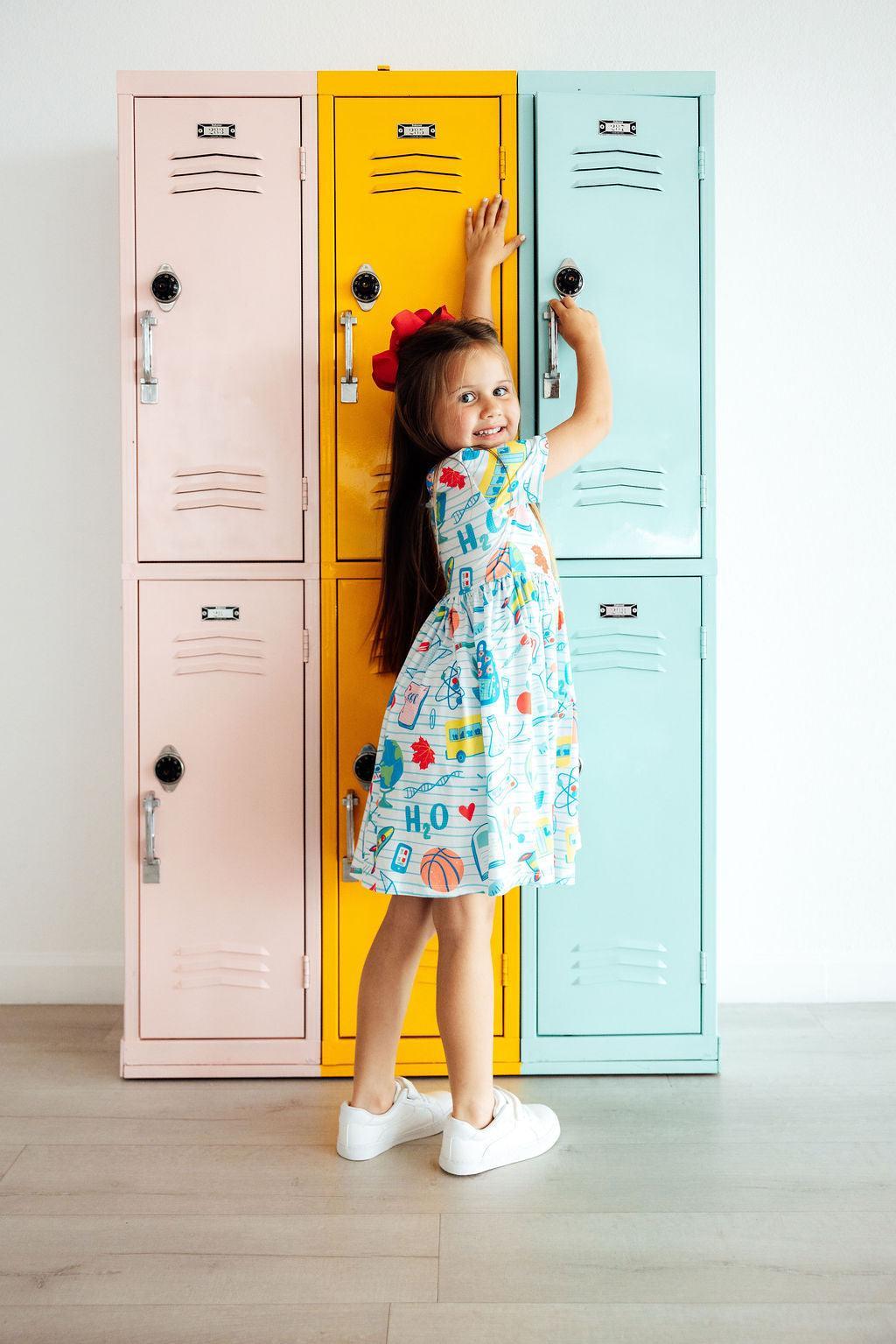 School Rules S/S Pocket Twirl Dress