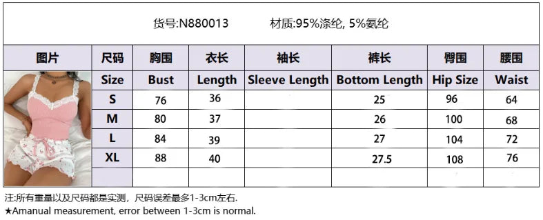 2025 women's sexy lace lace camisole vest shorts sleepwear women's slim fit two-piece home outfit new product pink coffee blue