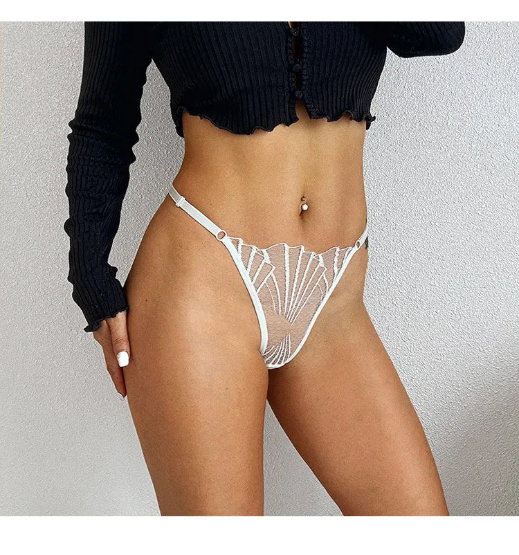 Lace G string Sexy Panties Women Underwear Briefs Thong High Quality Transparent Underpants Lingerie Girls Intimates