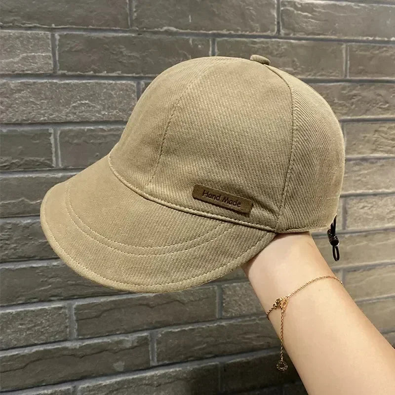 Women's Foldable Sunhat Summer Outdoor Beach Fisherman Hat Sunscreen UV Protection Cap Adjustable Cotton Wide Brim Bucket Caps