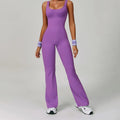 Women Sexy Back V Jumpsuit Gym Set Training Yoga Suit Sportswear Sports Jumpsuit Fitness Rompers Stretch Workout Bodysuits 8260