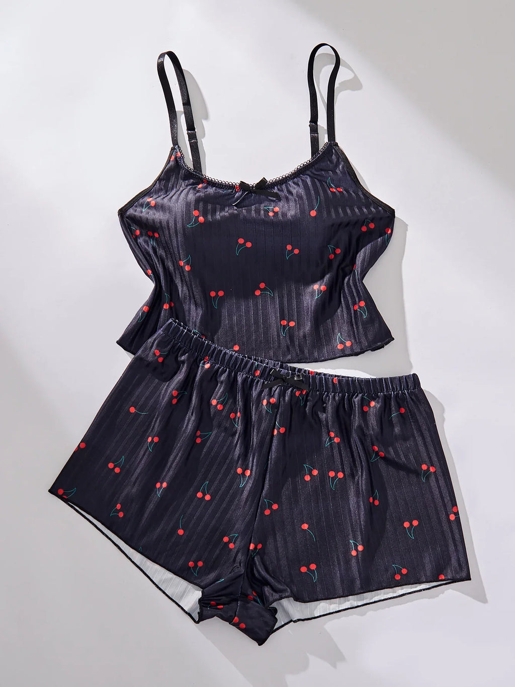 Ladies Sleepwear Set Strap Top And Short Pants Home Clothes Comfortable Soft Material Women's Nightgown Outfit