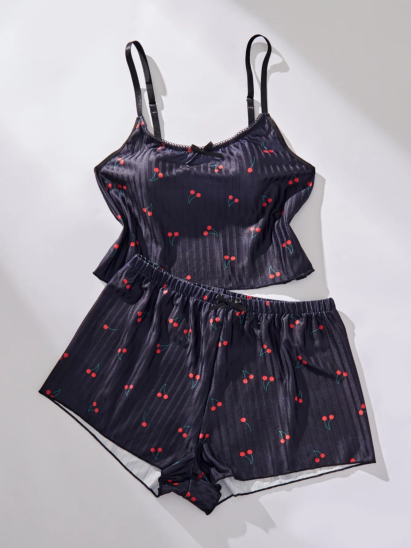 Ladies Sleepwear Set Strap Top And Short Pants Home Clothes Comfortable Soft Material Women's Nightgown Outfit