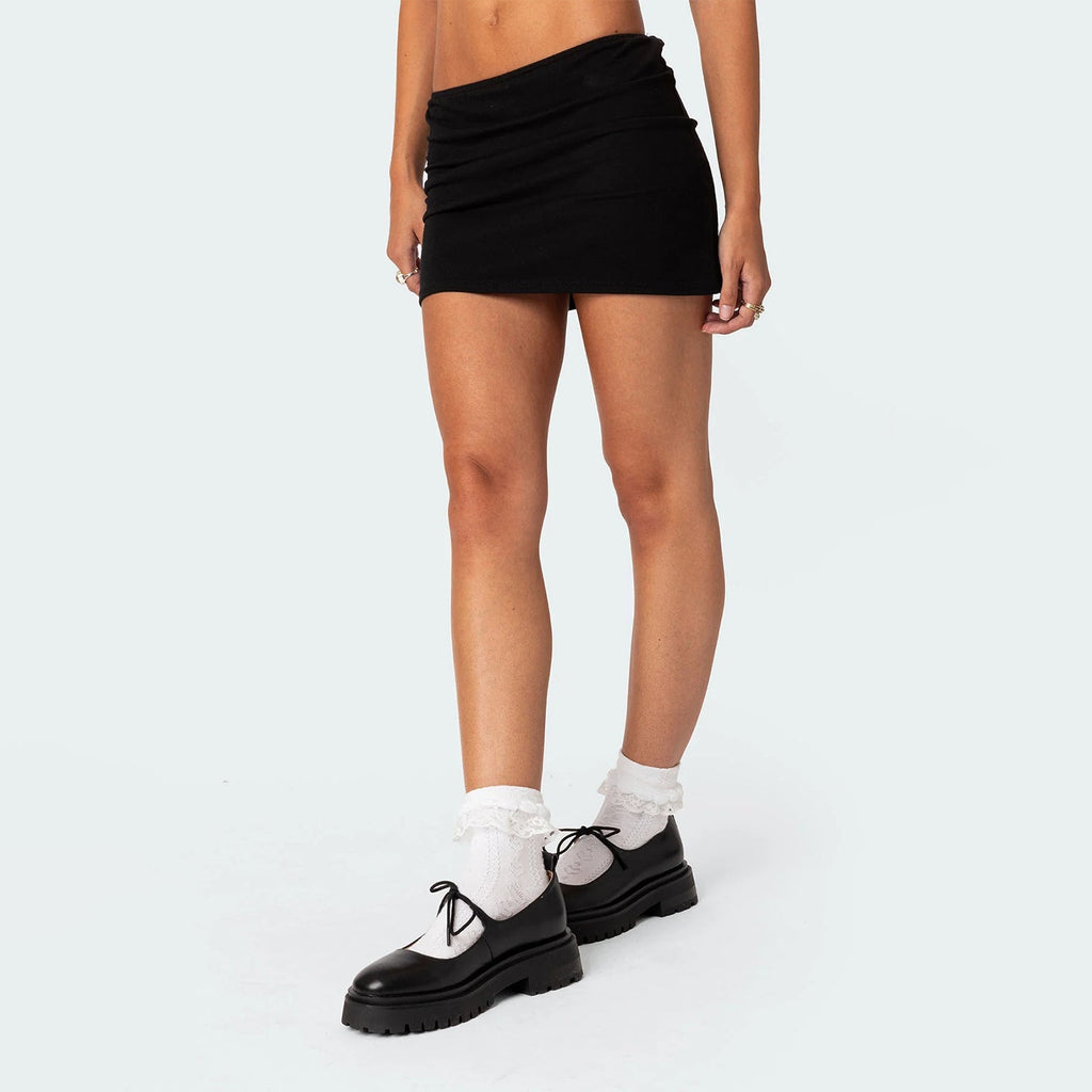 Sexy Mini Skirts For Women Low Waist Solid Slim Fit Skinny Summer Bodycon Skirt Ladies Girls Bodycon Skirt For Clubwear