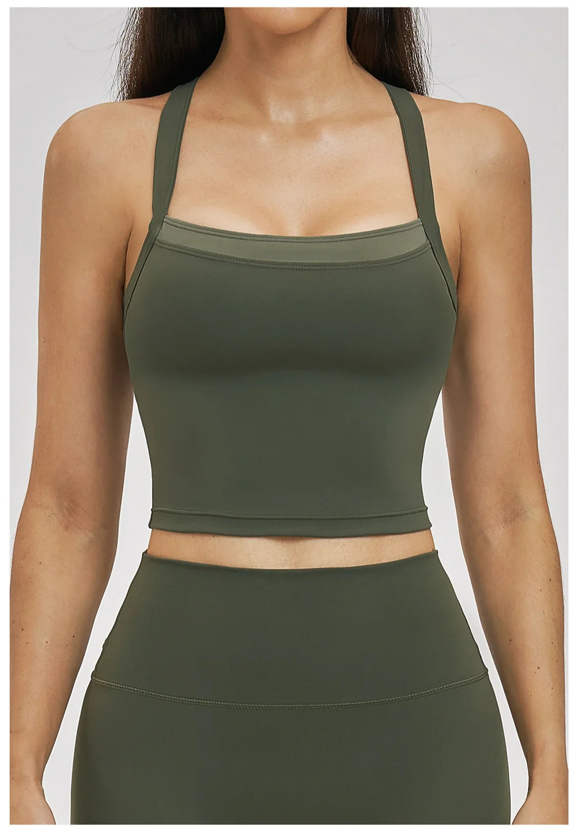 Yoga Bra Women High Strength Sport Bra Anti-Sweat Fitness Top Shockproof Crop Top Push Up Running Sport Bra Gym Vest Workout Top