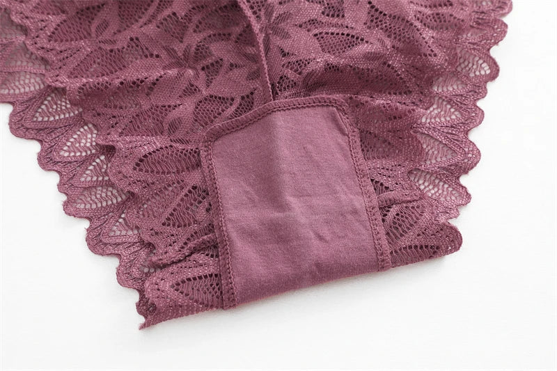 Women Lace Boyshort Panties Low-Rise Sexy Underwear Trendy Floral Underpants Female Sexy Boyshort Panties Ladies Lingerie
