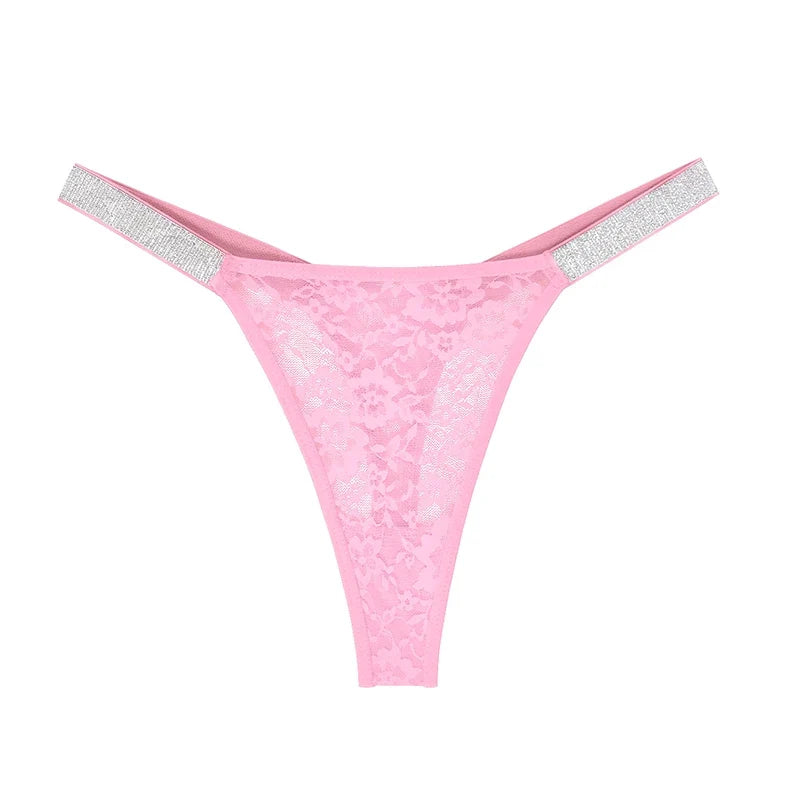 1pcs 2025 Low Rise Sexy Lace Women G-string Sexy Lingerie Comfortable Soft Lady Thongs Erotic Elegant Female Underwear Panties