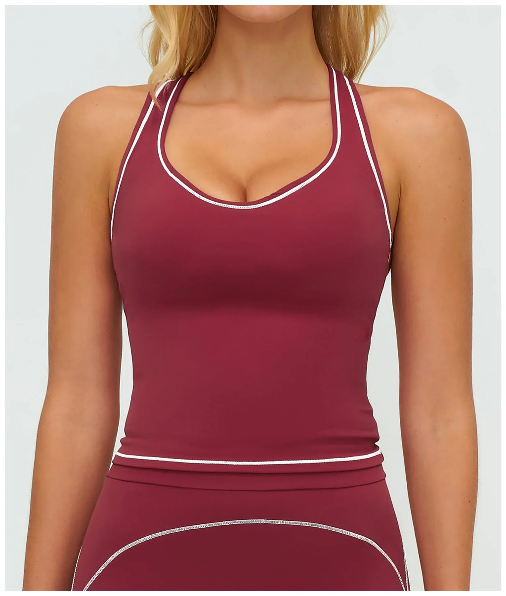 Fitness Bra Workout Tops Patchwork Gym Underwear Fitness Sports Bras Sexy Athletic Sport Bra Women Backless Gym Yoga Crop Top