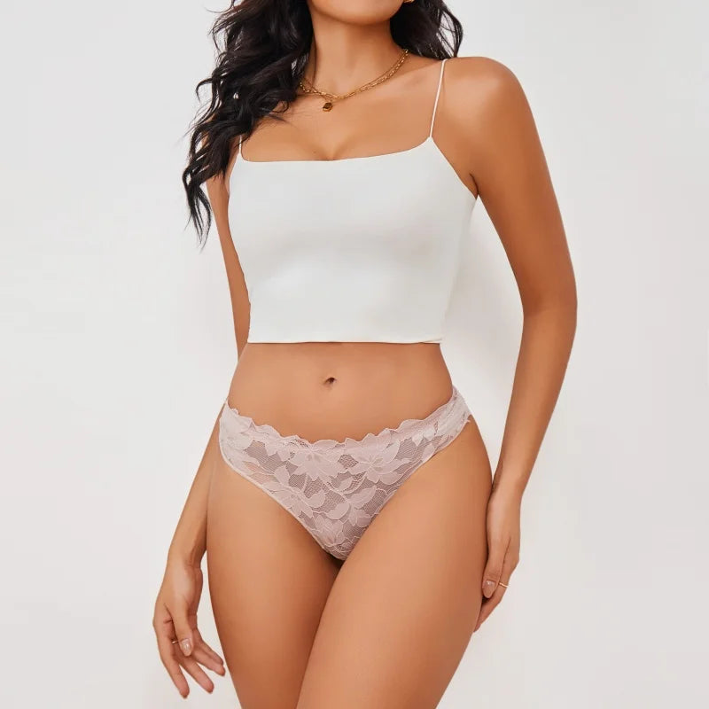 Sexy Floral Lace Underwire Bras Panties Sets Hollow Out See-Through Romantic Lingerie Underwear Sexy Women Panties S-XL