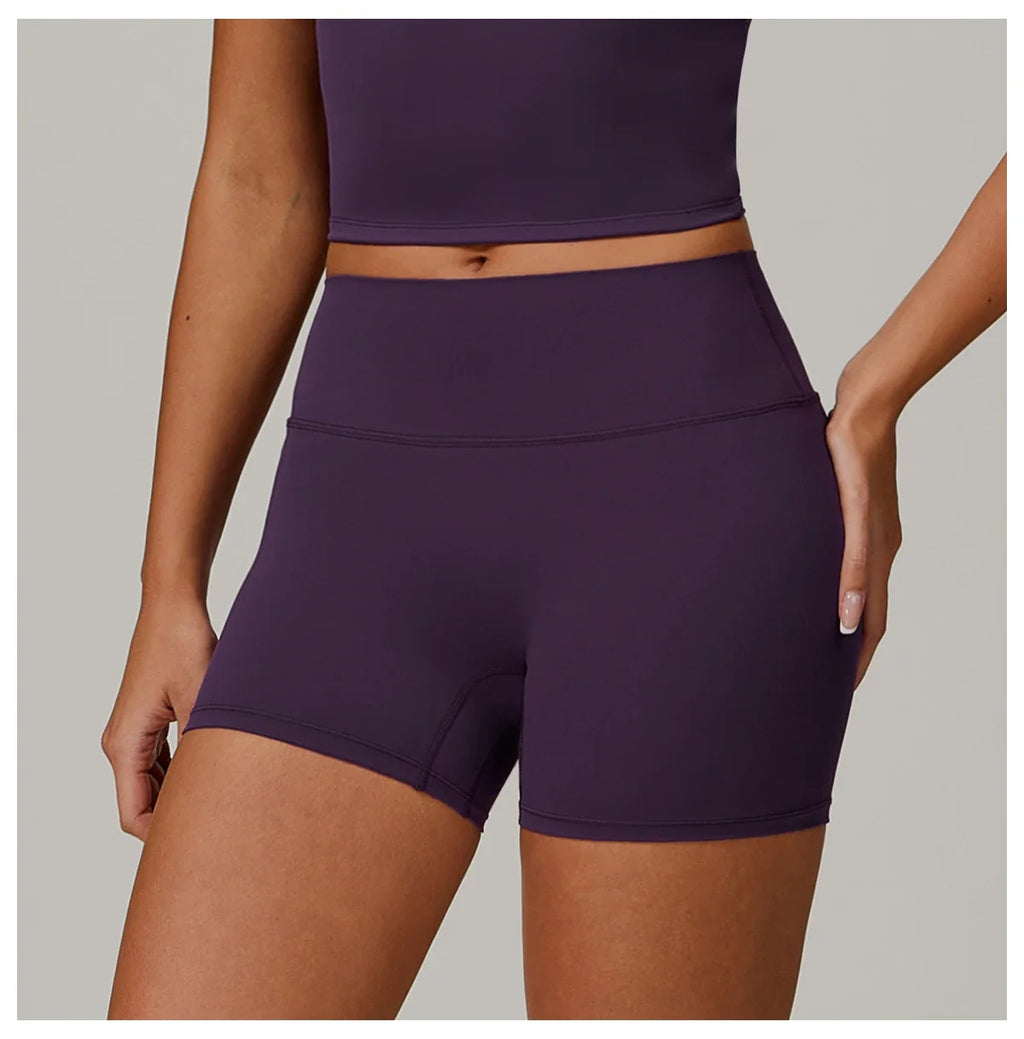 Yoga Shorts Women Summer Fitness Shorts Running Cycling Shorts Breathable Sports Leggings High Waist Summer Workout Gym Shorts