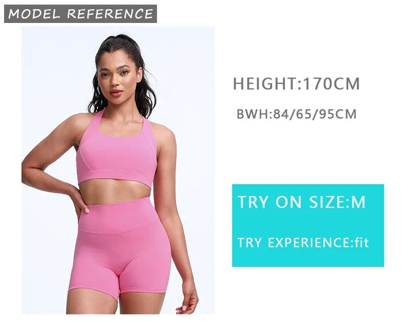 DIAS FIT JOY Cloud feeling wide shoulder strap cross beauty back removable padding sports bra Pilates cycling fitness
