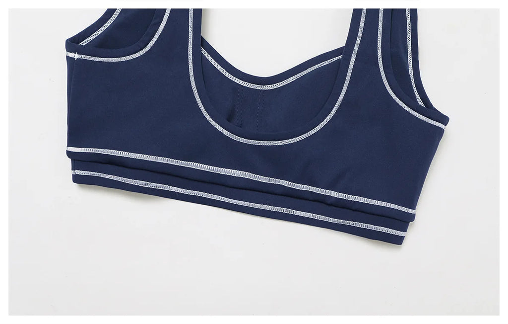 High Fitness Sports Bra Lines Yoga Top Women Fitness Bra Gym Active Wear Backless Workout Push-up Fitness Bras Running Underwear