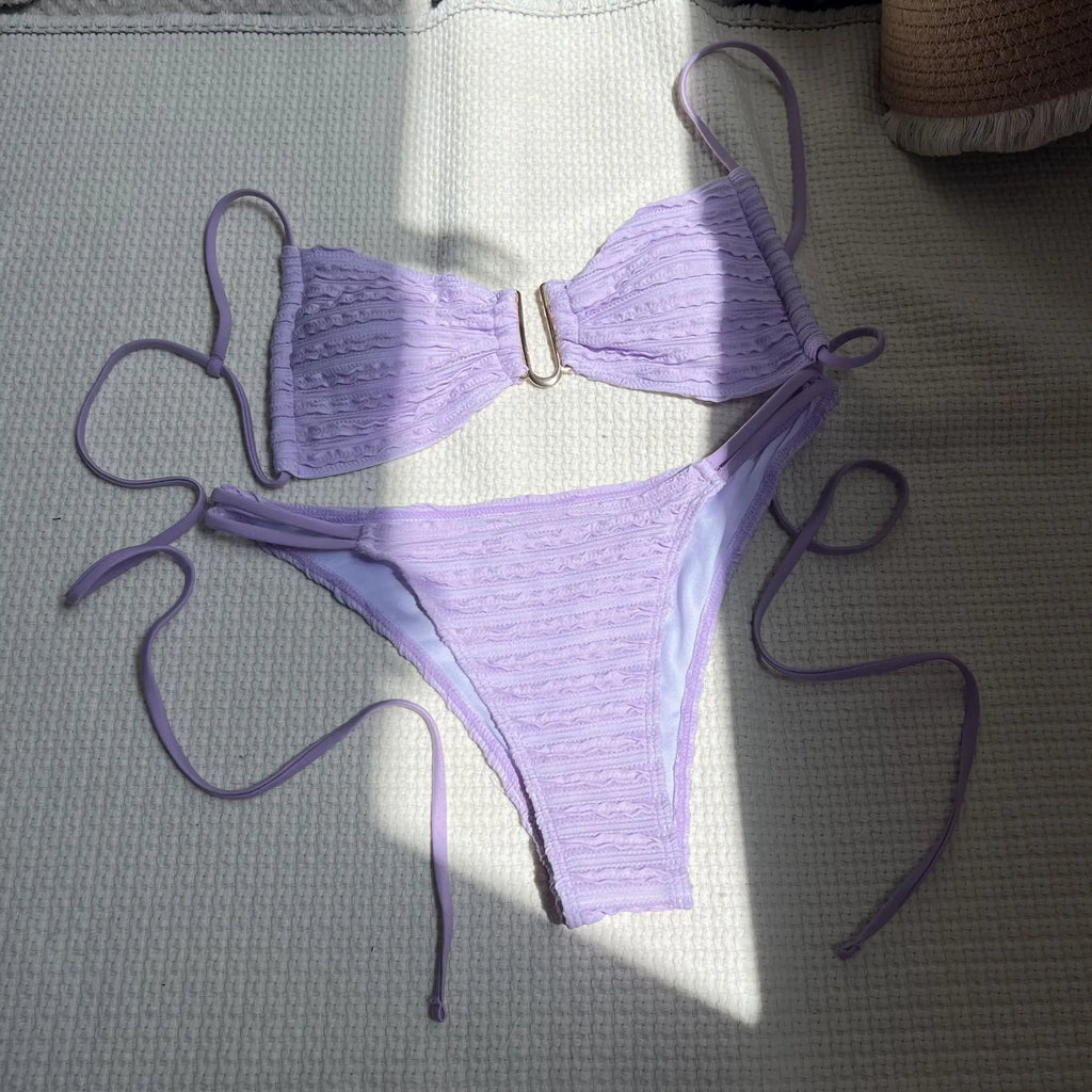 2026 New Sexy Bikinis Swimsuits Women's Swimwear Push Up Female Beach Swim Wear Bathing Suits Brazilian Bikini Set Pool Bather