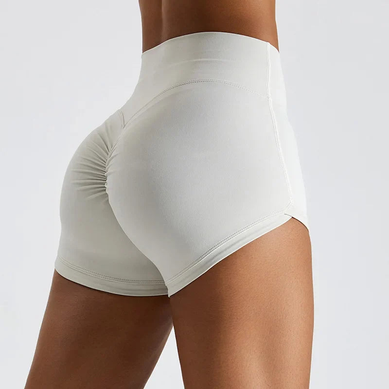 Yoga Shorts Buttock Lift Scrunch Fitness Shorts Gym Legging Cycling Slim Fit Workout Shorts Women High Waist Sports Shorts Women