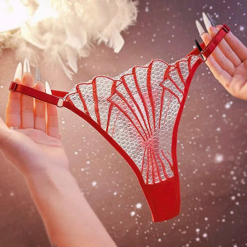 Lace G string Sexy Panties Women Underwear Briefs Thong High Quality Transparent Underpants Lingerie Girls Intimates
