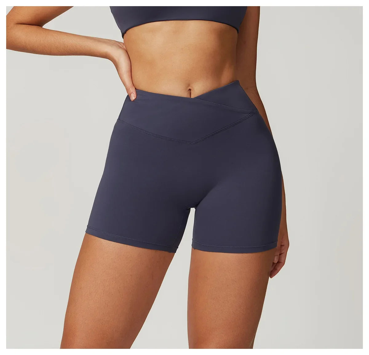 Yoga Shorts Women High Waist Workout Shorts Fitness Yoga Tights Lift Butt Fitness Ladies Yoga Gym Running Short Pants Sportswear