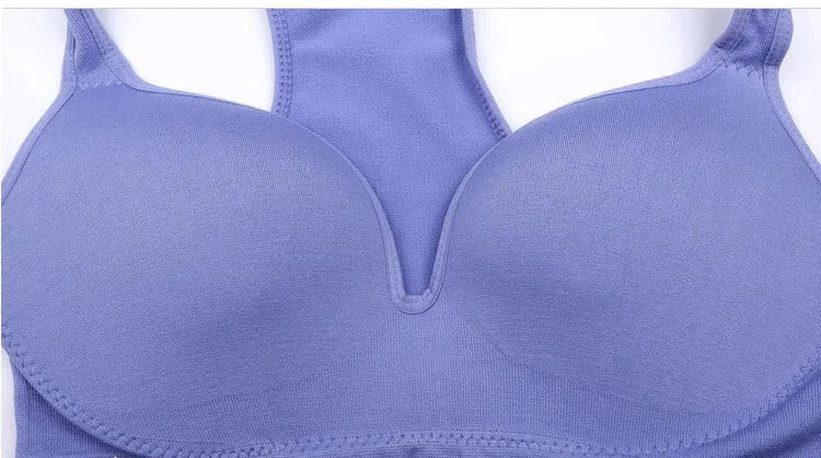 3D Bras For Women Underwear Sexy Lingerie Solid Bra Seamless Push Up Cotton Tops Bralette Brassiere Wireless Sports Vest