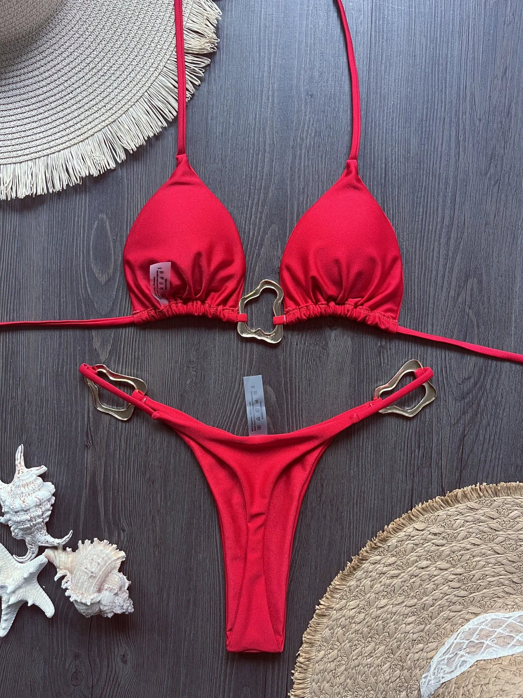 Sexy Black Orange Micro Bikini 2026 Women Metal Circle Push Up Bra Thong Swimsuit Summer Bathing Suit Holiday Swimwear Biquini