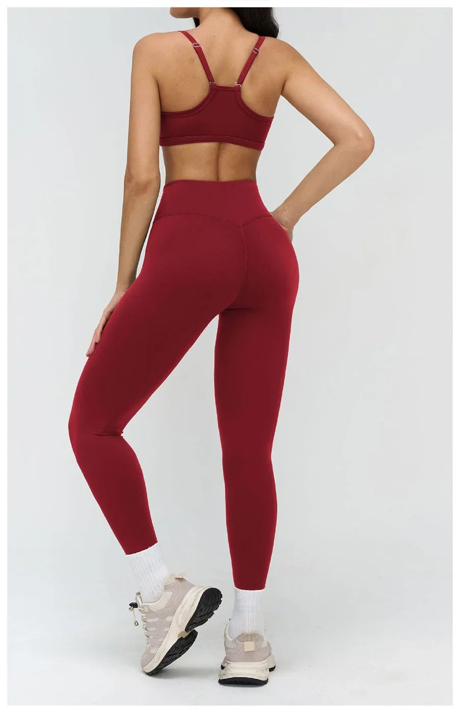Yoga Clothes Set 2PCS Gym Crop Top Women Outfits Sports Bra High Waist Legging Fitness Suit Running Workout Tracksuit Sportswear