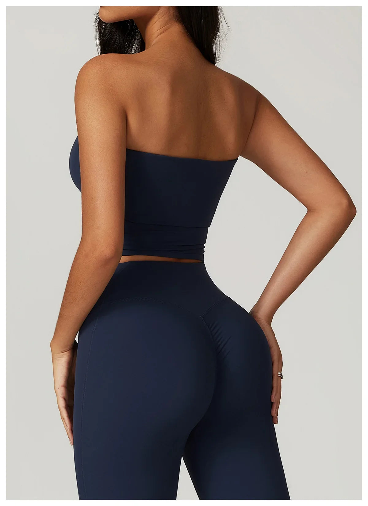 Strapless Yoga Vest for Women Underwear Sexy Beautiful Back Sports Bra for Women's Gym Shock-absorbing Quick Drying Fitness Top