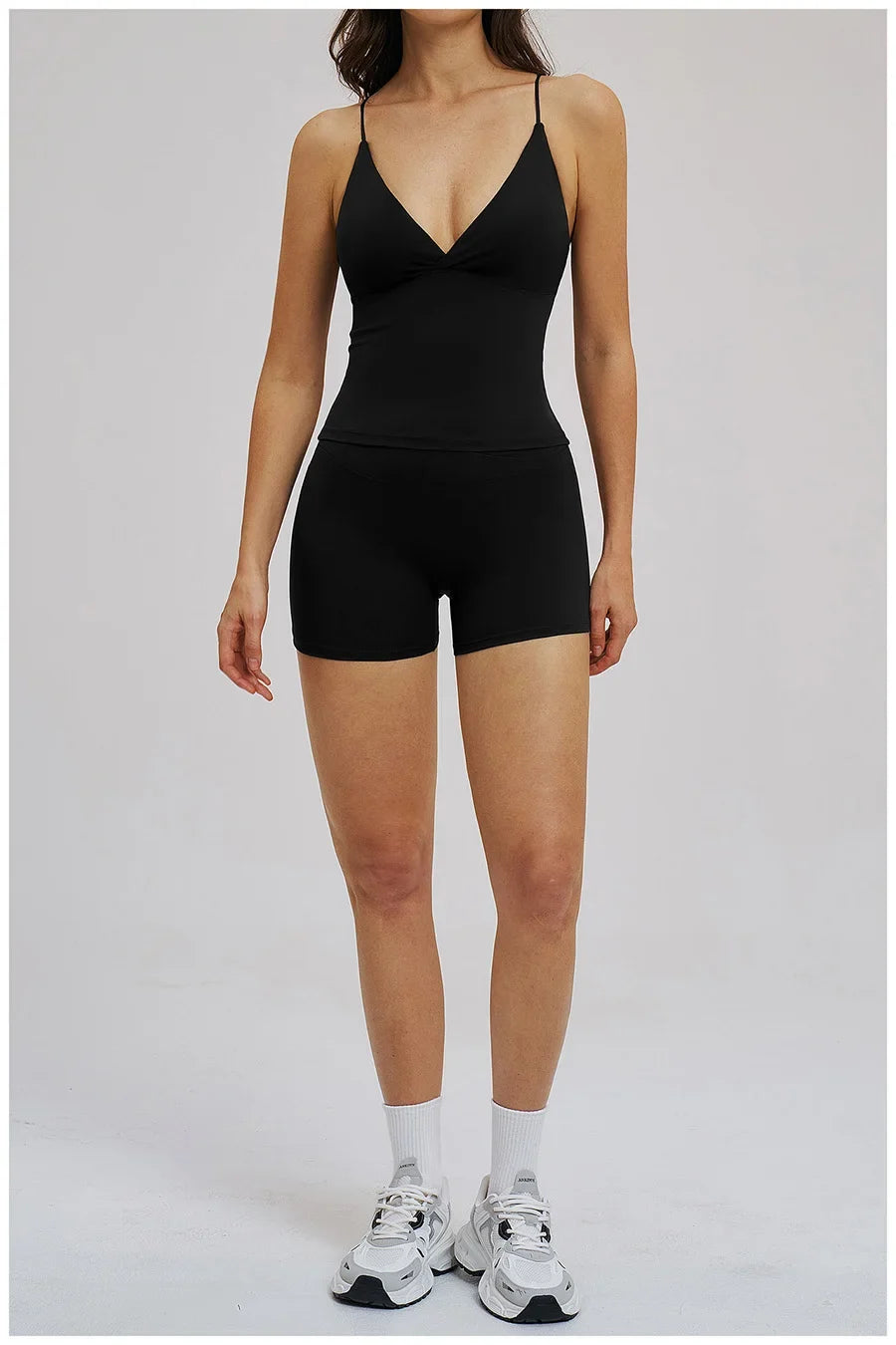 Women 2 Piece Gym Workout Set Female Bra Yoga Shorts Vest Fitness Wear Quick-Dry  Sports Bra Suits Sportswear Tracksuit Outfits
