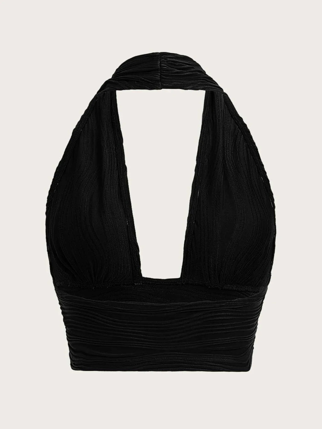 Sexy Solid Backless Crop Halter Top Women Summer 2024 Y2K Clothes Grunge High Street Style Club Sleeveless Cami Top Streetwear