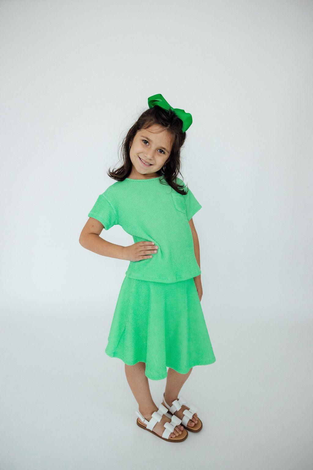 Seafoam Green Scrunchy Pocket Tee