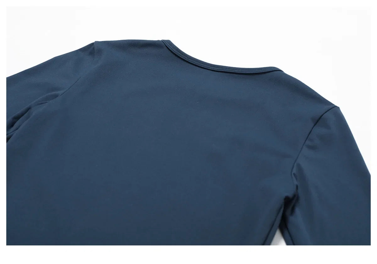 NCLAGEN Long Sleeve Workout Top Gym Pilates Clothes Women Active Wear Sports Shirt Elastic Fitness Yoga Clothing Running Shirts