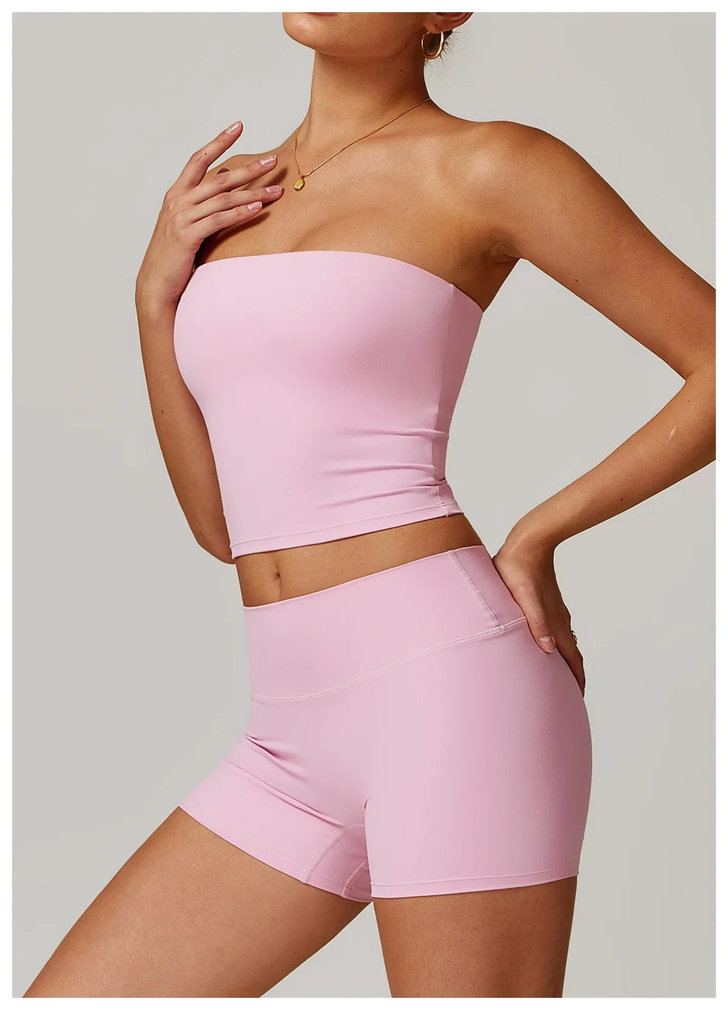 Strapless Yoga Vest for Women Underwear Sexy Beautiful Back Sports Bra for Women's Gym Shock-absorbing Quick Drying Fitness Top
