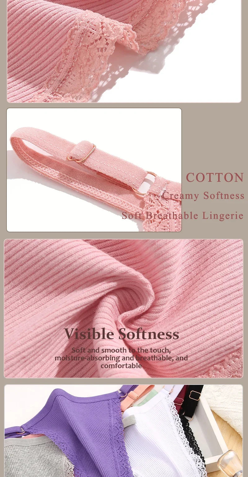 3Pcs G-String Cotton Sexy Women Thongs Adjustable Belt Seamless Panties Breathable Low Waist Lingerie Female Soft Solid Color