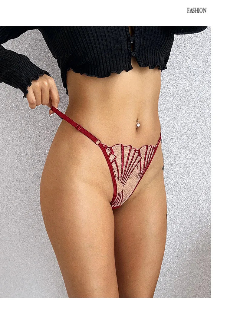 Lace G string Sexy Panties Women Underwear Briefs Thong High Quality Transparent Underpants Lingerie Girls Intimates