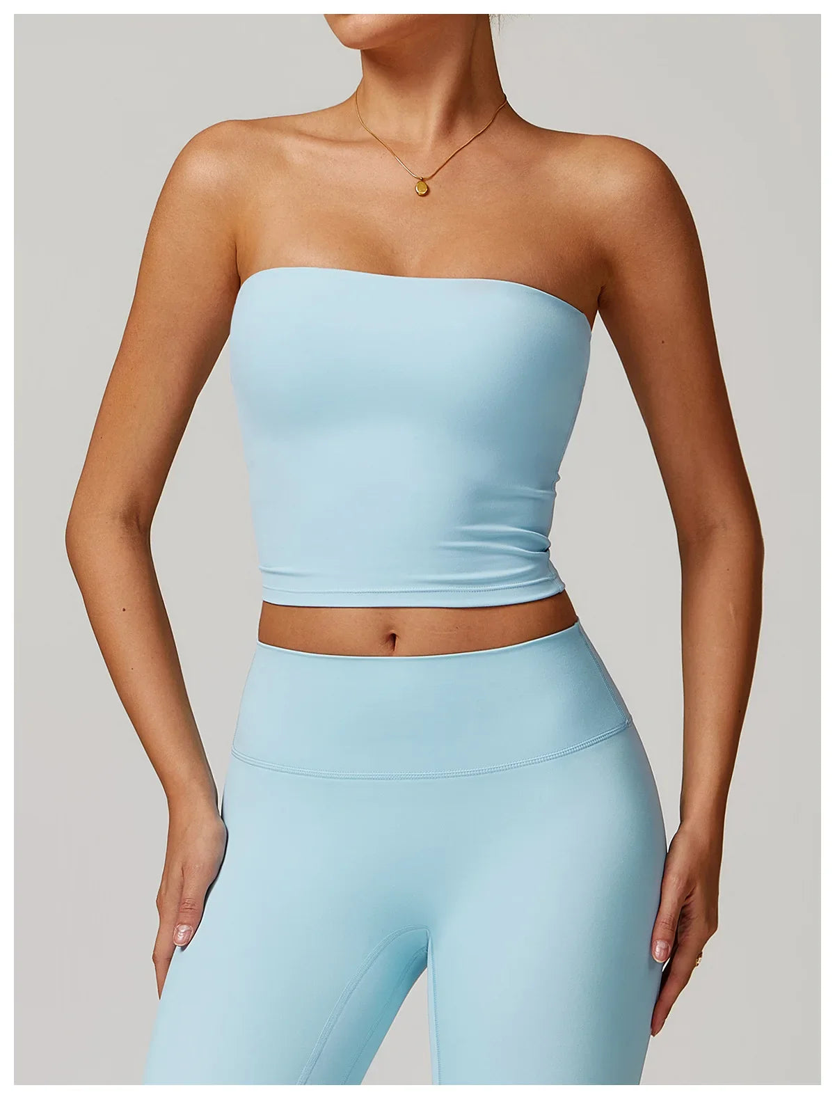 Strapless Yoga Vest for Women Underwear Sexy Beautiful Back Sports Bra for Women's Gym Shock-absorbing Quick Drying Fitness Top
