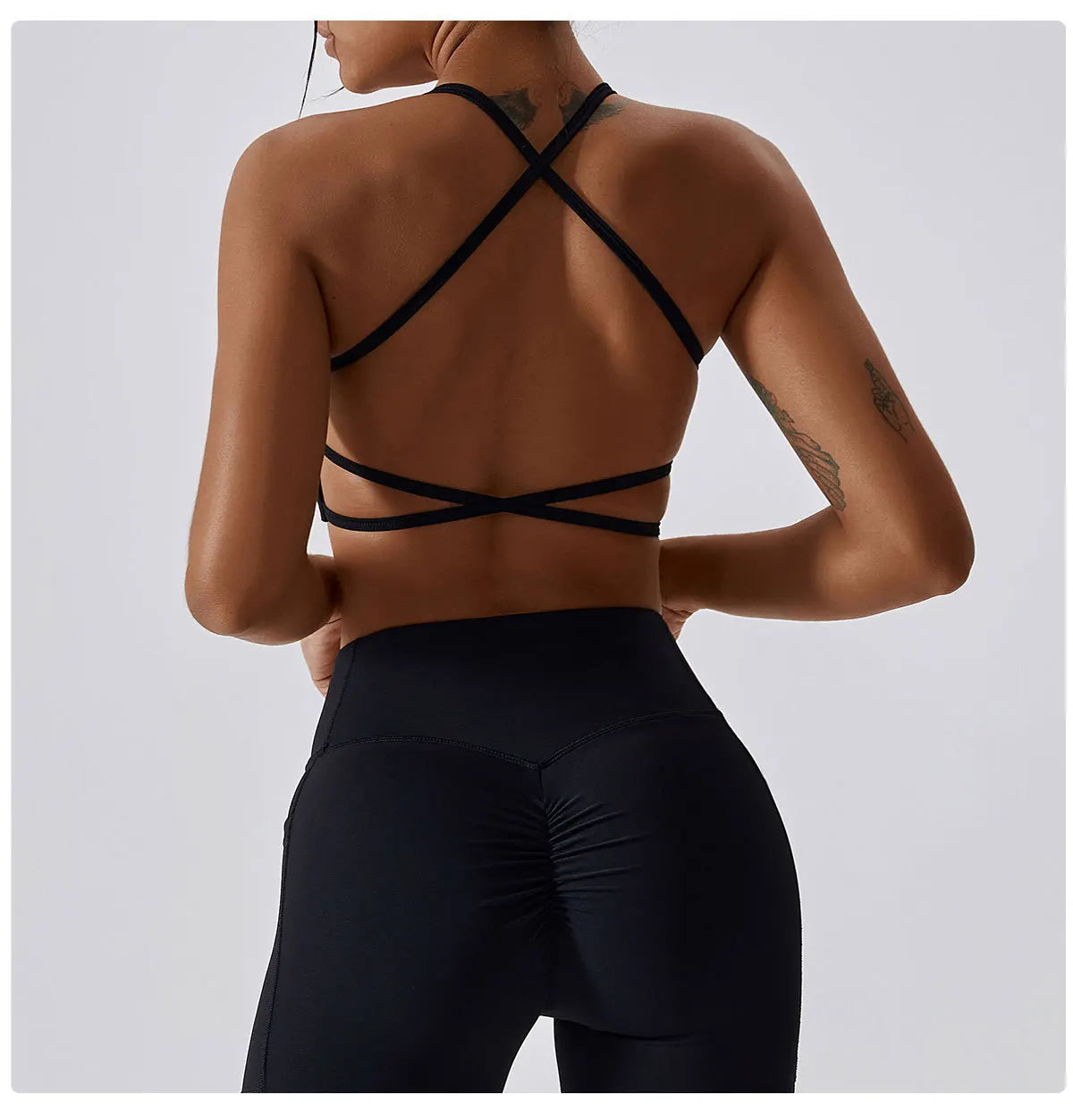 Sexy Cross Sports Bra Gym Top Women Training Running Yoga Bra Stretch Women Sports Underwear Fitness Workout Women Tank Tops