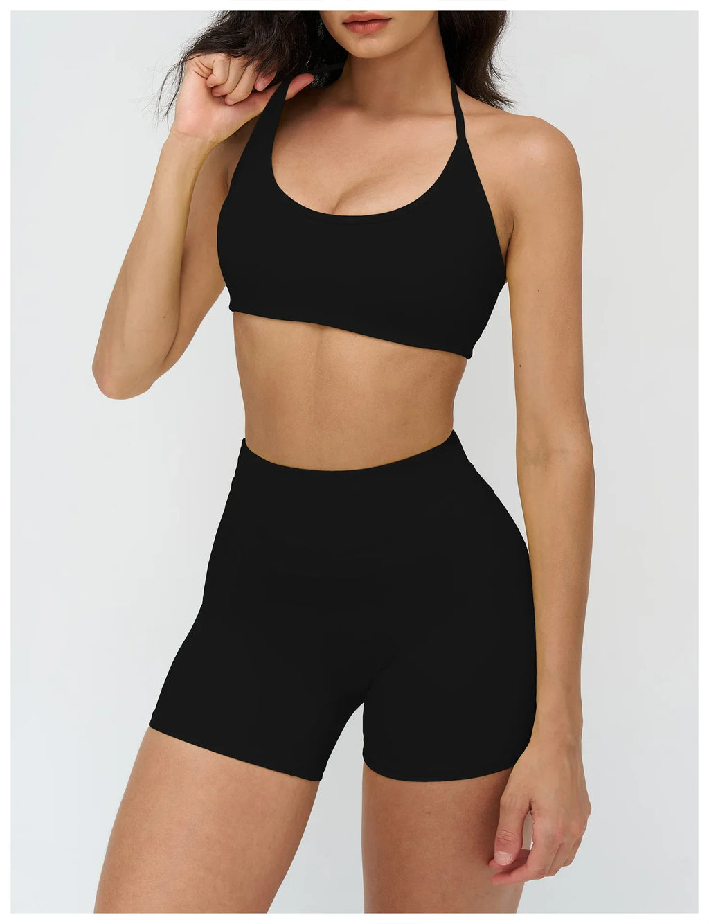 Sexy Gym Top Women Sports Bra Running Hanging Neck Yoga Bra Breathable Sports Underwear Women Fitness Push Up Workout Top Women