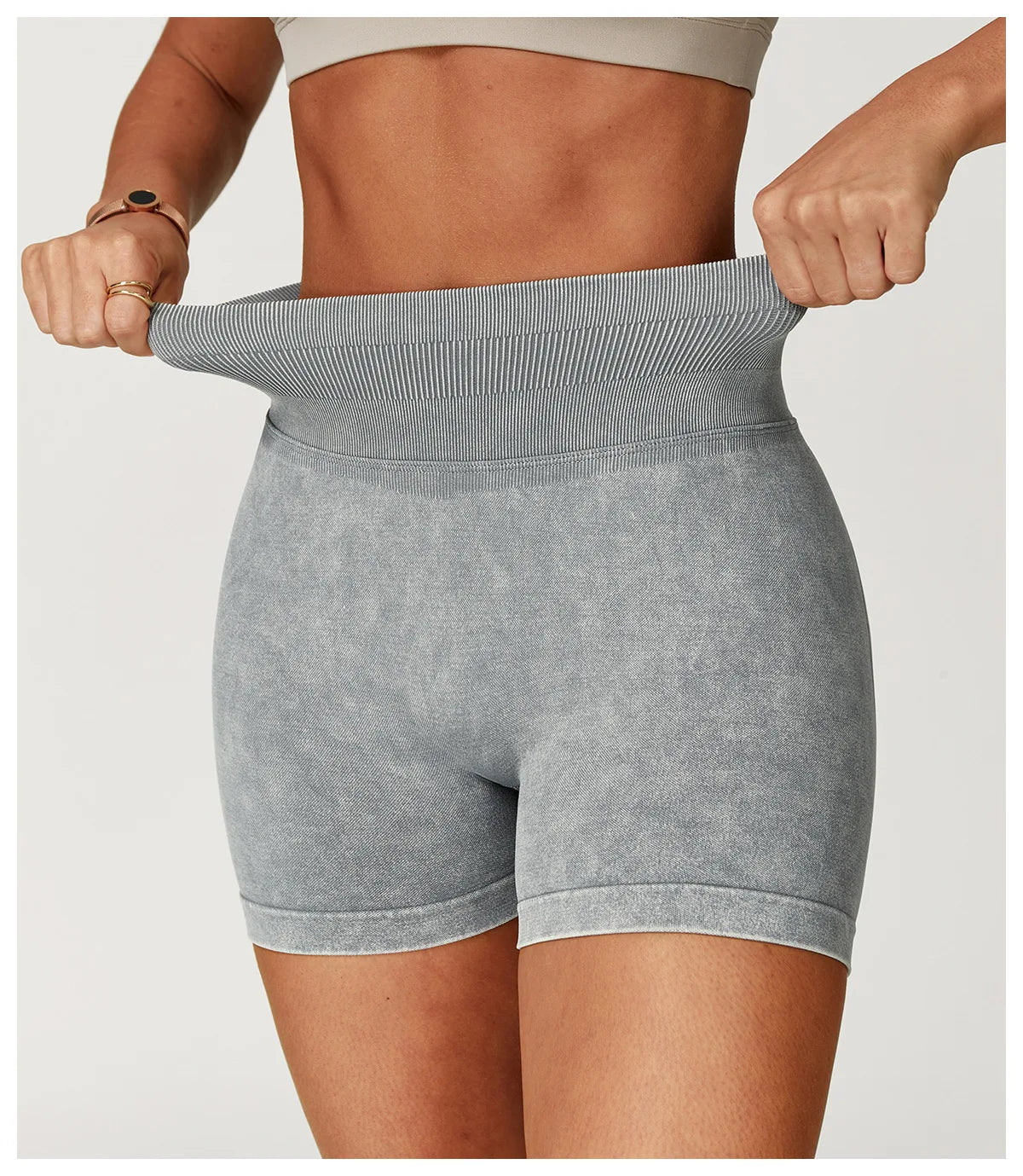 High Waist Yoga Shorts Women Sand Washed Yoga Shorts Workout Shorts Fitness Yoga Lift Butt Fitness Yoga Gym Running Short Pants