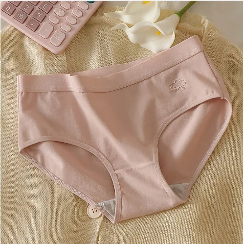 Women's Cotton Underwear Panty Cute Sexy Panties Female Seamless Underpants Solid Color Panty Intimates Women Lingerie S-XL