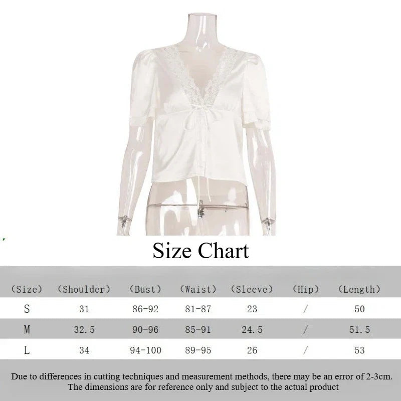 Lace Patchwork Solid Short Sleeve Tops for Women V Neck Lace Splicing Straps Skinny T-shirt Female Elegant Casual Slim Fit Tees