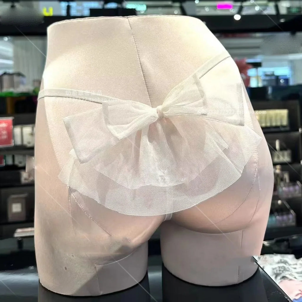 Bowknot Lace Sexy Girls Briefs Women Panties Seamless G String Transparent Thong Underwear Low Waist Female Lingerie