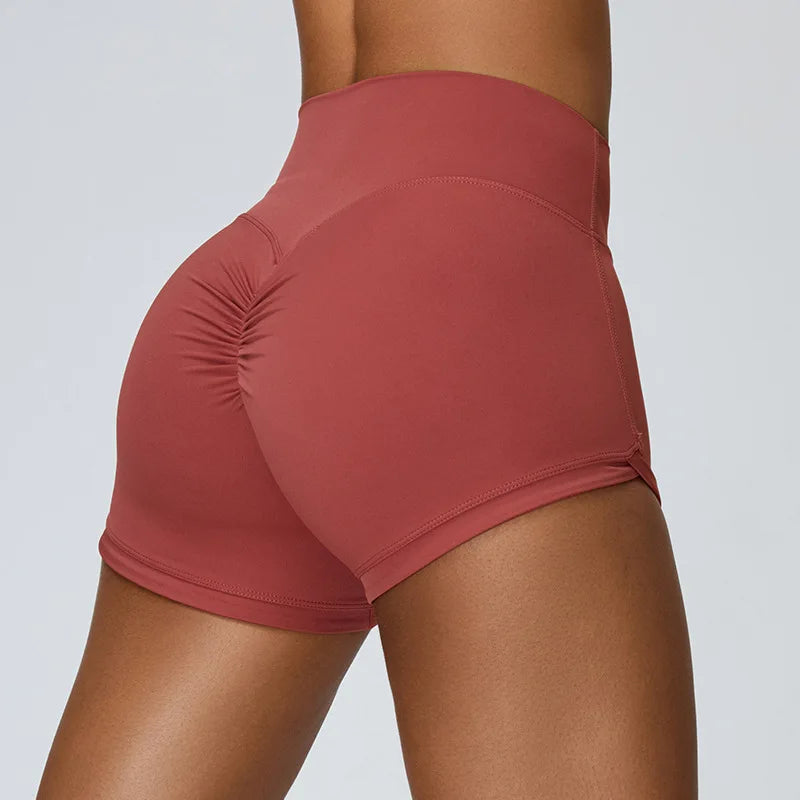 Yoga Shorts Buttock Lift Scrunch Fitness Shorts Gym Legging Cycling Slim Fit Workout Shorts Women High Waist Sports Shorts Women