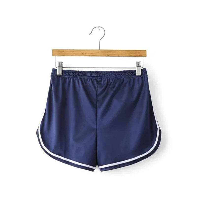 New 2023 Women Shorts Summer Silk Slim Beach Casual White Egde Shorts Hot