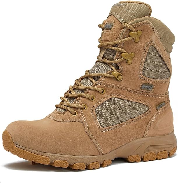 MAG STORM 8" Desert Military Tactical Boot SZ WP