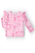 SALE Twinkle Ties L/S Ruffle Tee