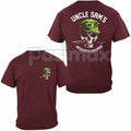 "Uncle Sam's Misguided Children" T-Shirt - Military Cynical Humor Tee, USMC Inspired Slogan Shirt, Veteran Anti-Establishment Apparel