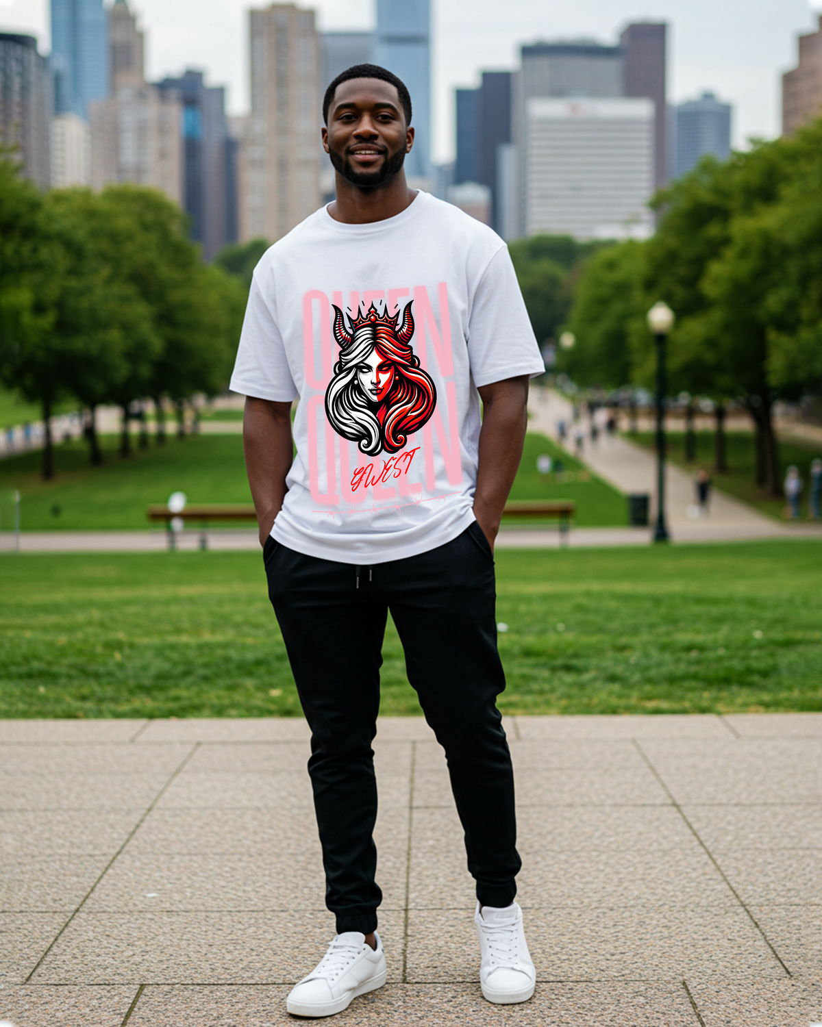 G West Queen Oversized Men's T-Shirt