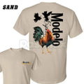 Vintage Style Modelo Rooster T-Shirt - Iconic Mexican Cockfight Graphic, Bold Beer Culture Apparel, Retro Dynamic Men's Statement Tee
